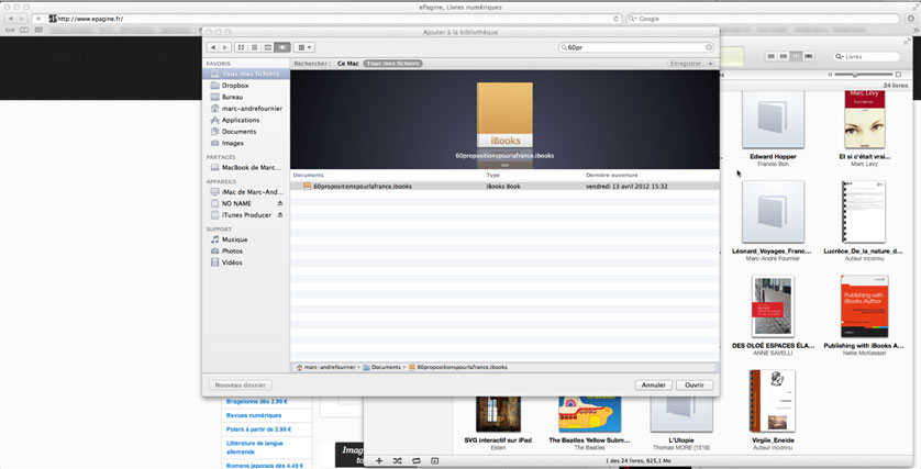 ecran ibooks