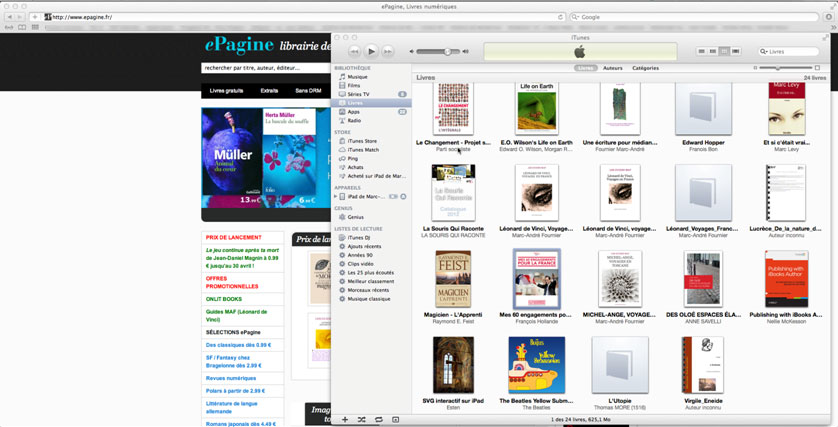ecran ibooks